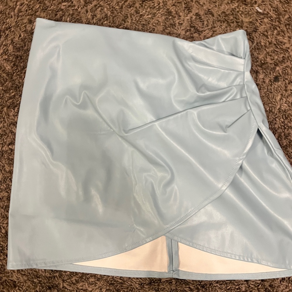 Light blue skirt